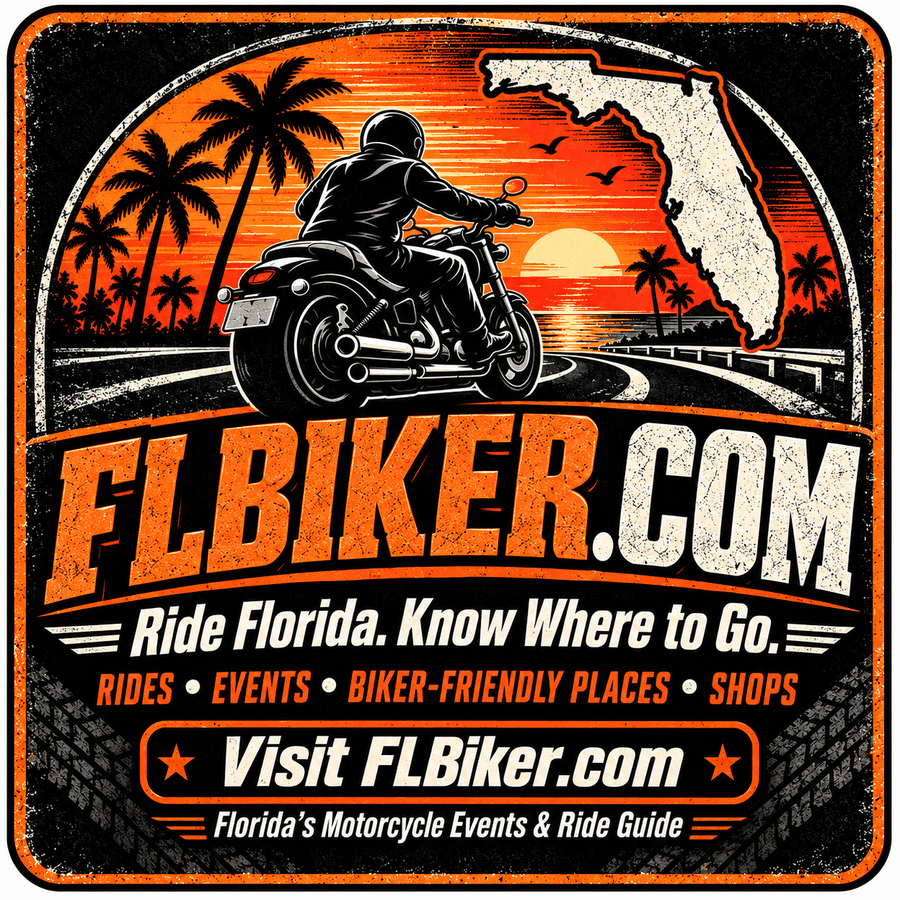 FLBiker Square Sunset Ride badge